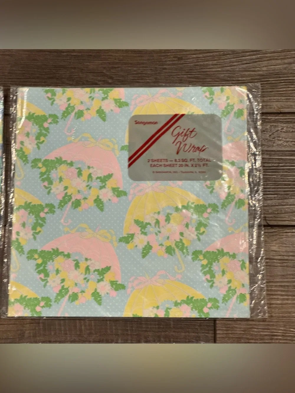 Vintage Wrapping Paper Sheets Birthday Baby Bridal Shower New Lot of 8